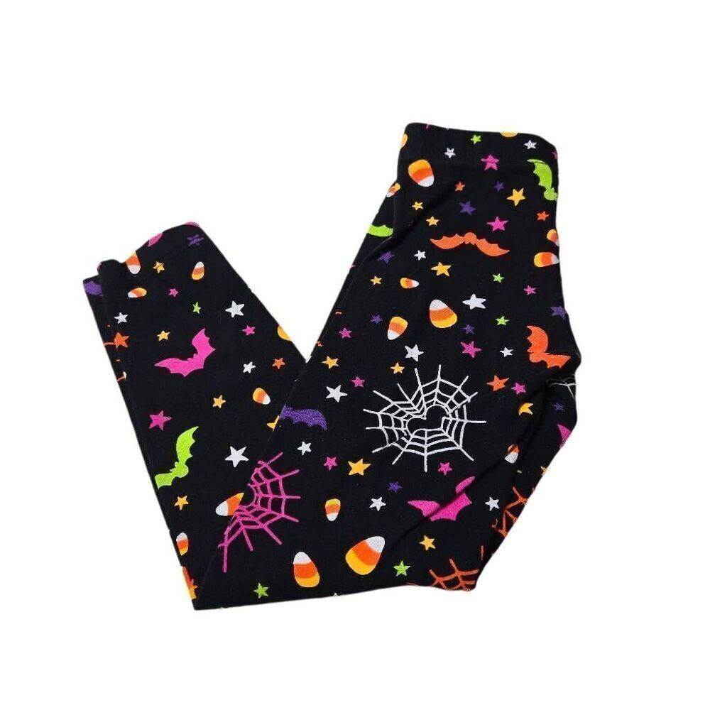 Celebrate Halloween spiderweb leggings XS4/5